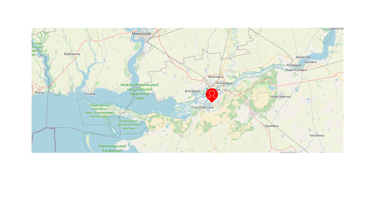Alertmap explosions were reported in kherson