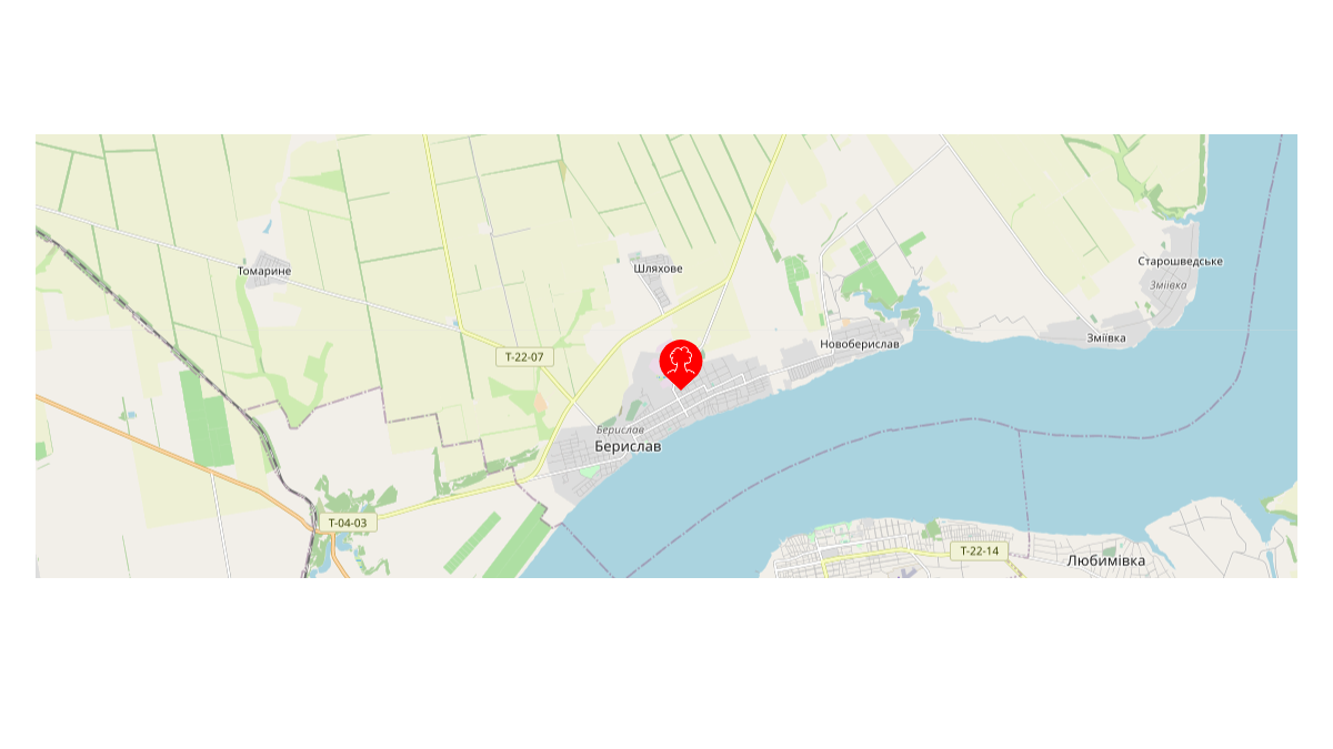 Alertmap russian troops blew up high voltage power lines in beryslav